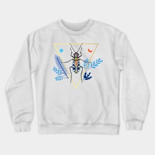 Tiger Beetle Art Crewneck Sweatshirt